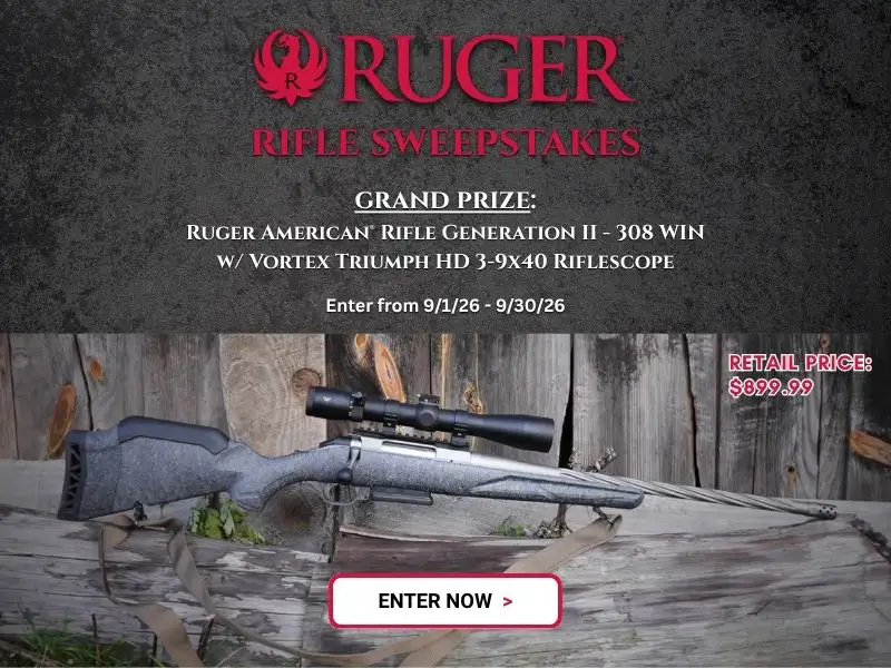 Ruger Sweepstakes 090126 PC Banner 1920x400